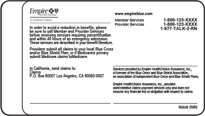 Member Id On Bcbs Insurance Card